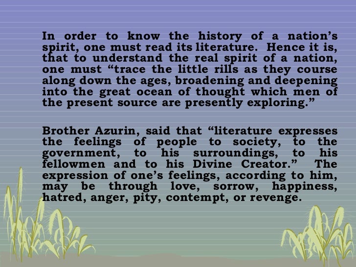 Origin of philippines literature in english 5 examples of philippine literature